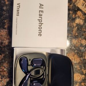 VTrans AI Earphones in Black